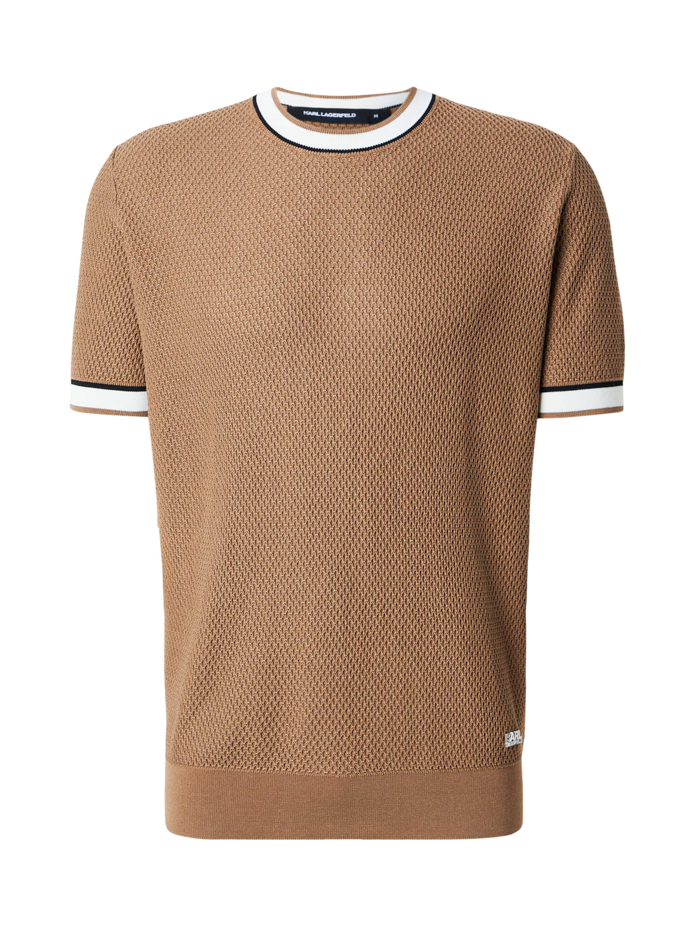 Karl Lagerfeld Sweater in Brocade / Black / White, Item view