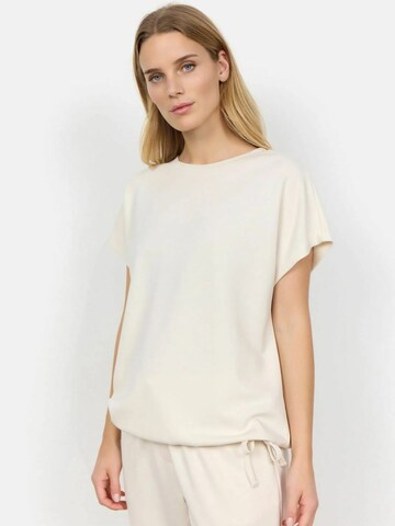 Soyaconcept Top ' SC ' in White: front