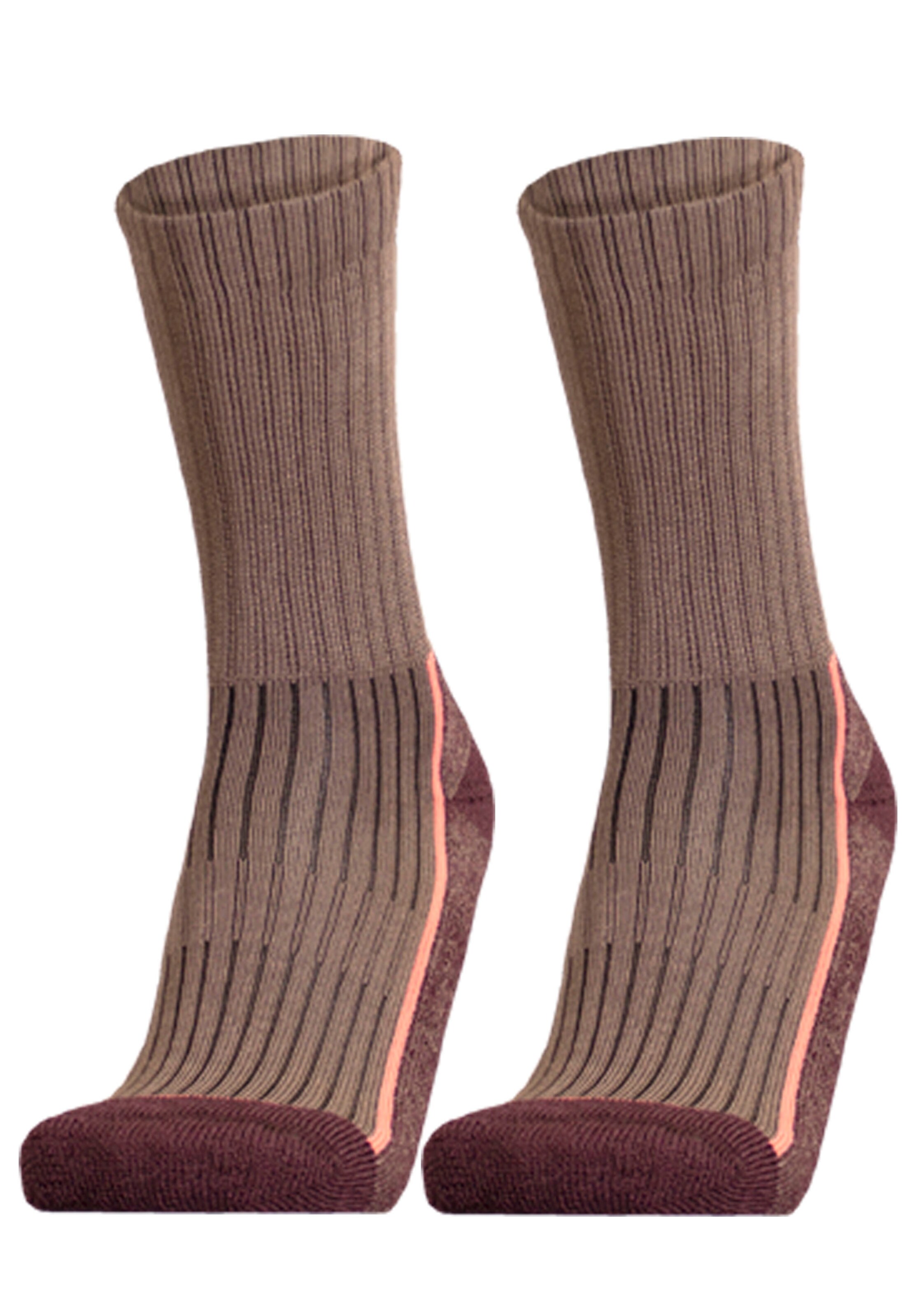 UphillSport Athletic Socks 'SAANA' in Brown