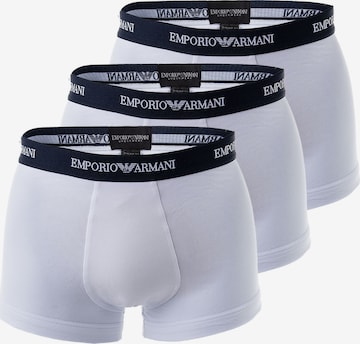 Boxer di Emporio Armani in bianco: frontale