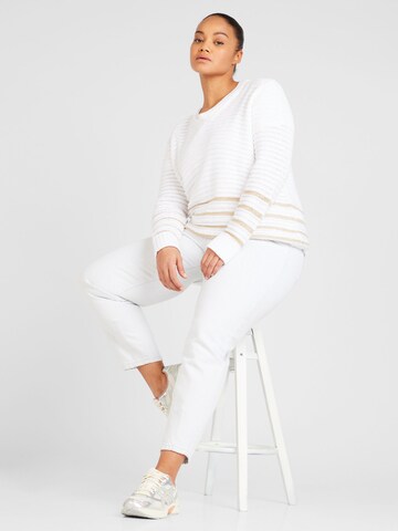 Persona by Marina Rinaldi Sweater 'LEONIDA' in White