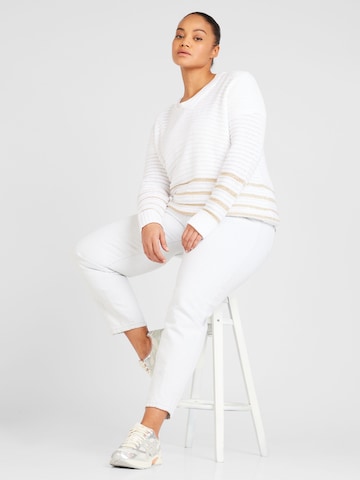 Persona by Marina Rinaldi - Pullover 'LEONIDA' em branco