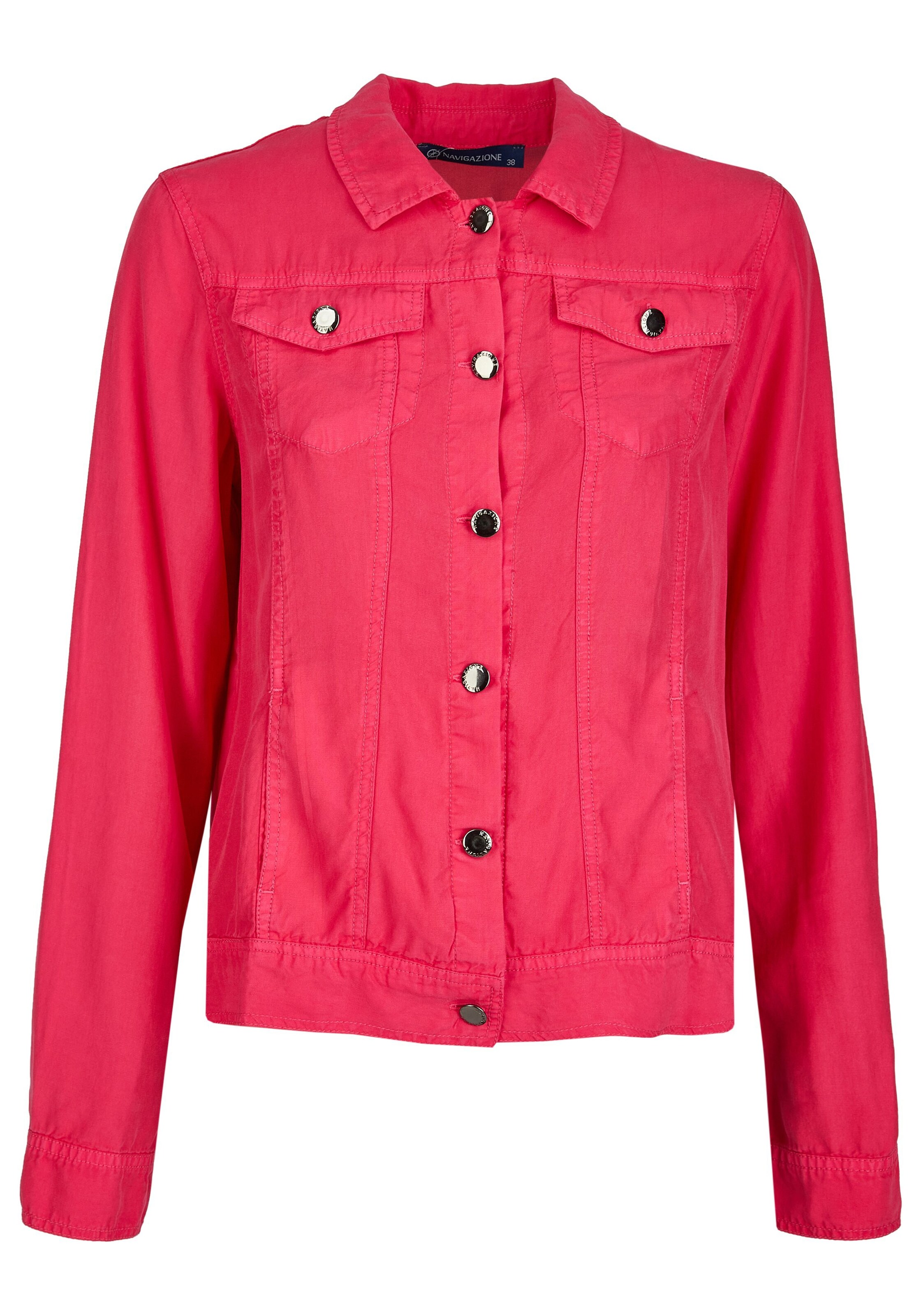 Veste mi-saison Navigazione en rose : devant