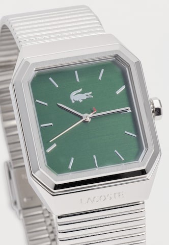 LACOSTE Analogt ur 'RENE' i sølv: forside