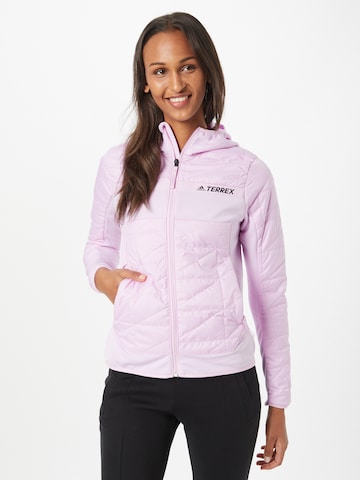 ADIDAS TERREX Outdoor Jacket in Purple: front