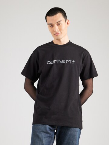 juoda Carhartt WIP Marškinėliai 'Rivet Script': priekis
