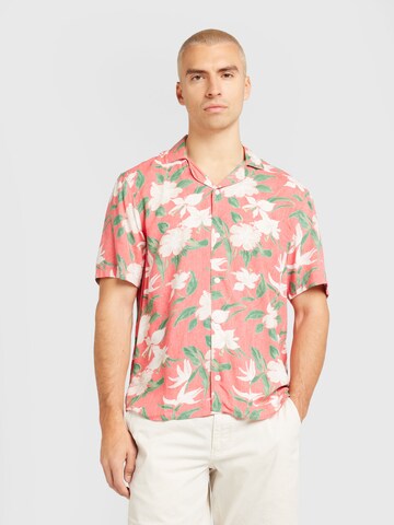 HOLLISTER Regular Fit Skjorte i orange: forside