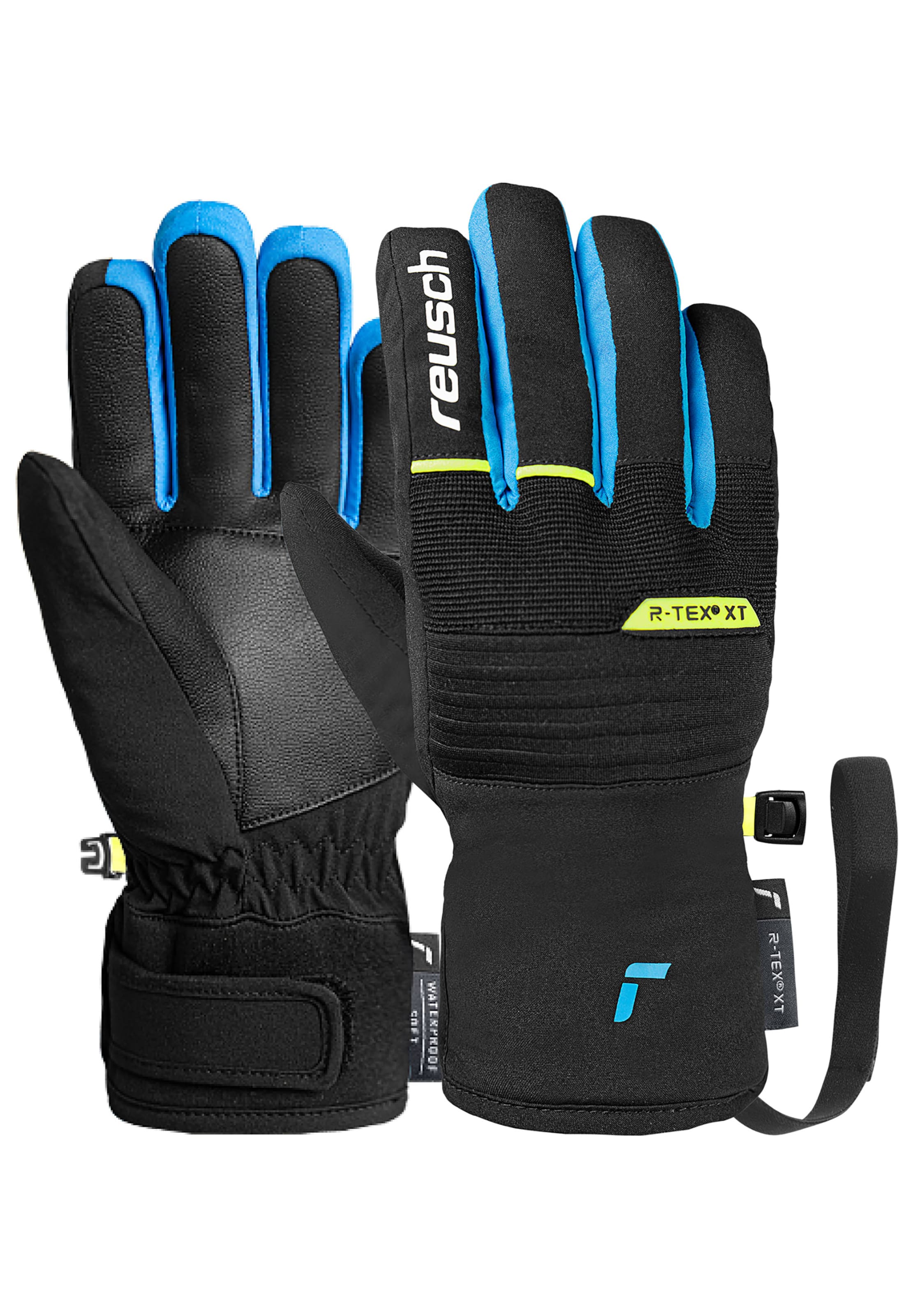 REUSCH Fingerhandschuhe 'Benji R-TEX® XT' in Blau: Vorderseite