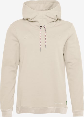 VAUDE Athletic Sweater 'W Manukau Ho III' in Beige: front