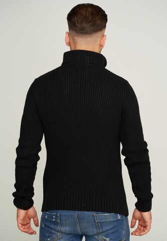 behype Sweater 'MKZIP78' in Black