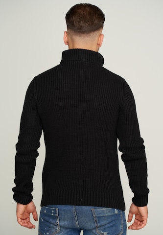 behype Sweater 'MKZIP78' in Black
