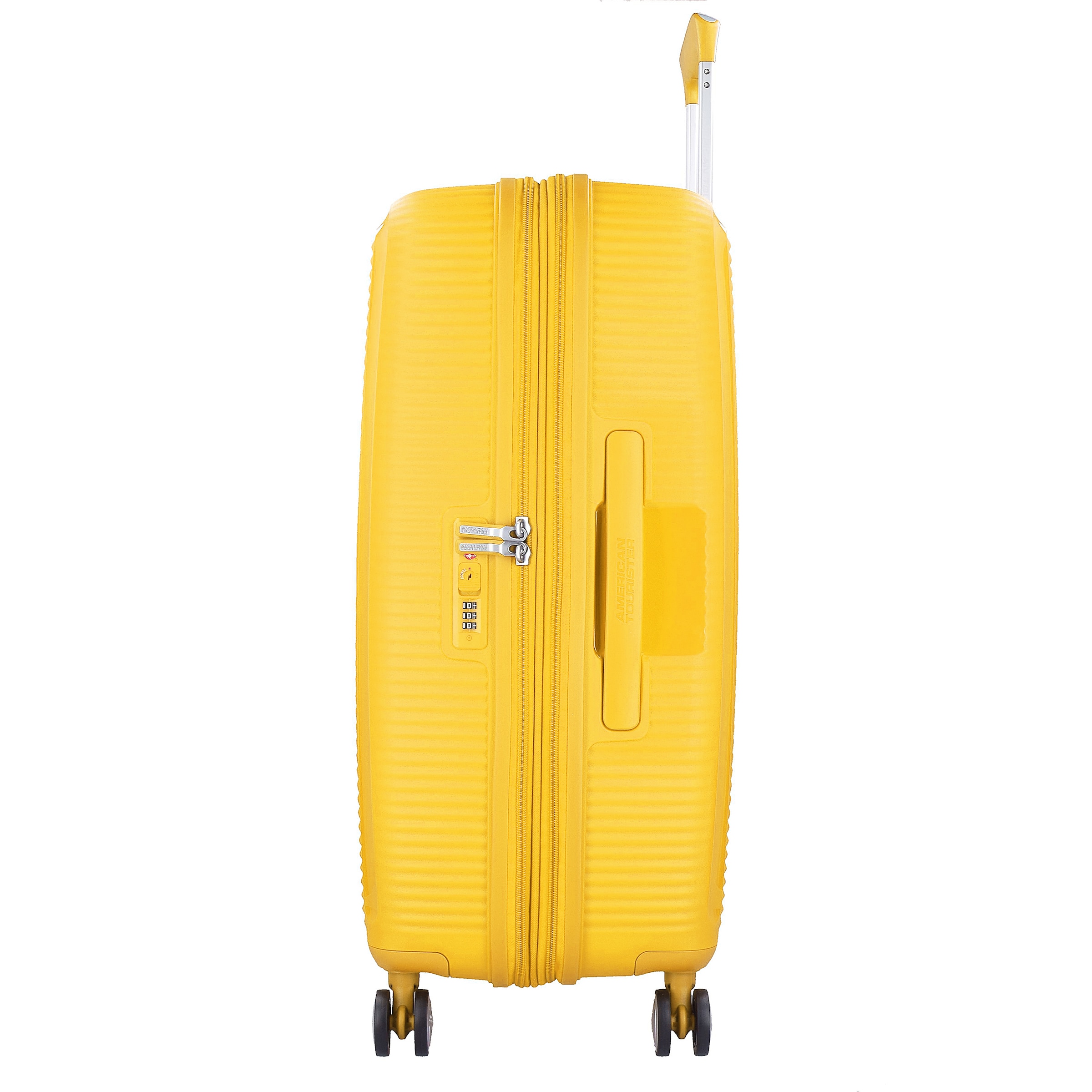 American Tourister Trolley 'Soundbox' in Yellow