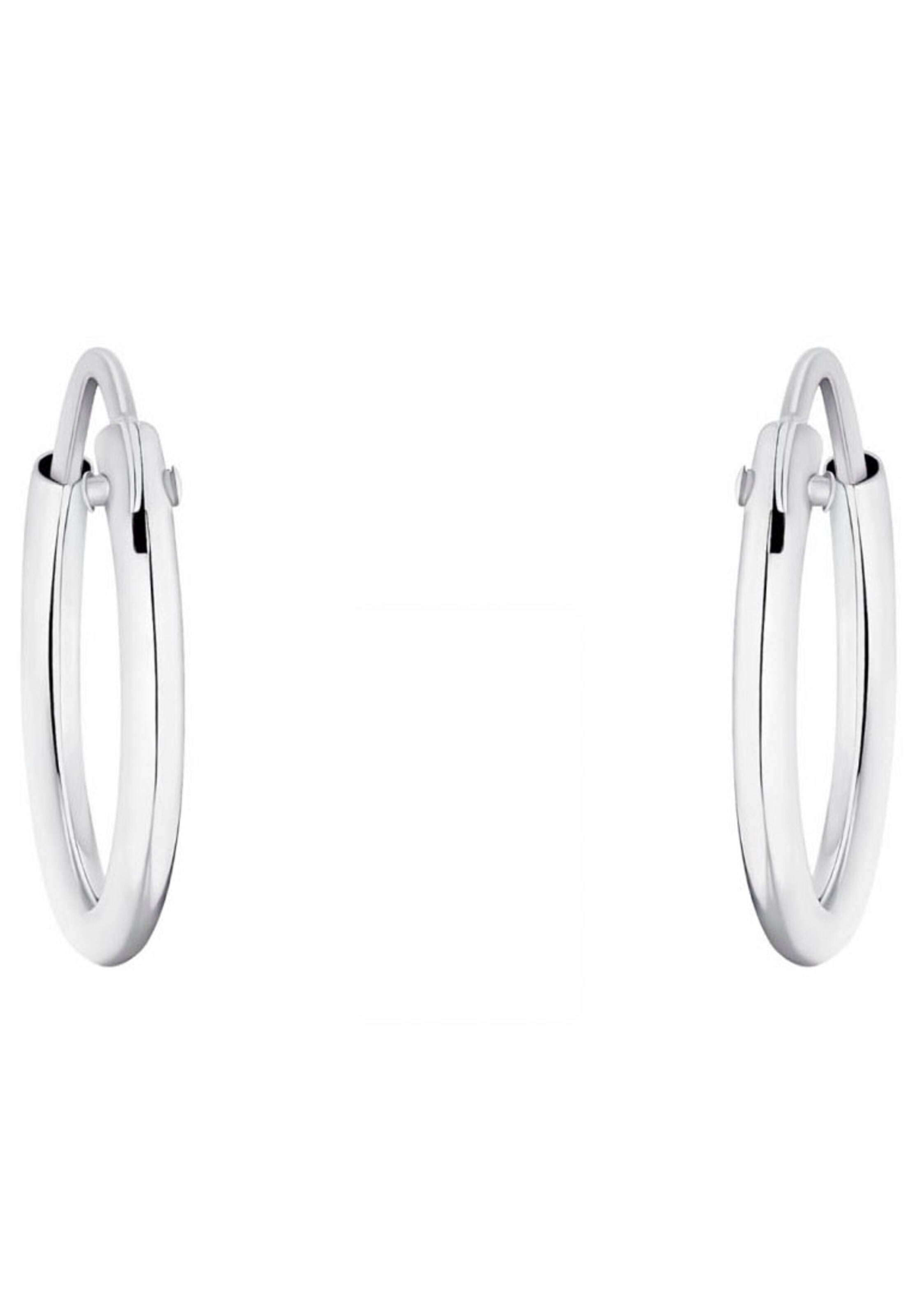 AMOR Earrings in Silver: front