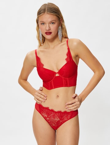 Koton Push-up Bra in Red: front