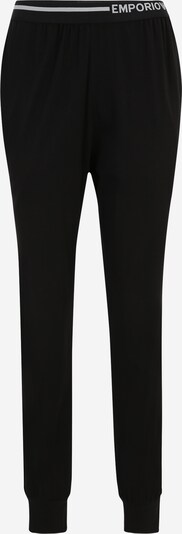Emporio Armani Pidžama hlače u crna / bijela, Pregled proizvoda