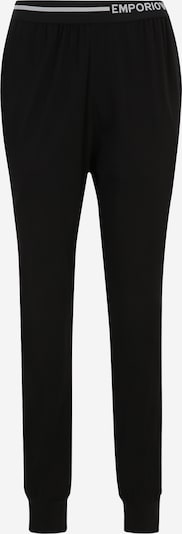 Emporio Armani Pantalon de pyjama en noir / blanc, Vue avec produit