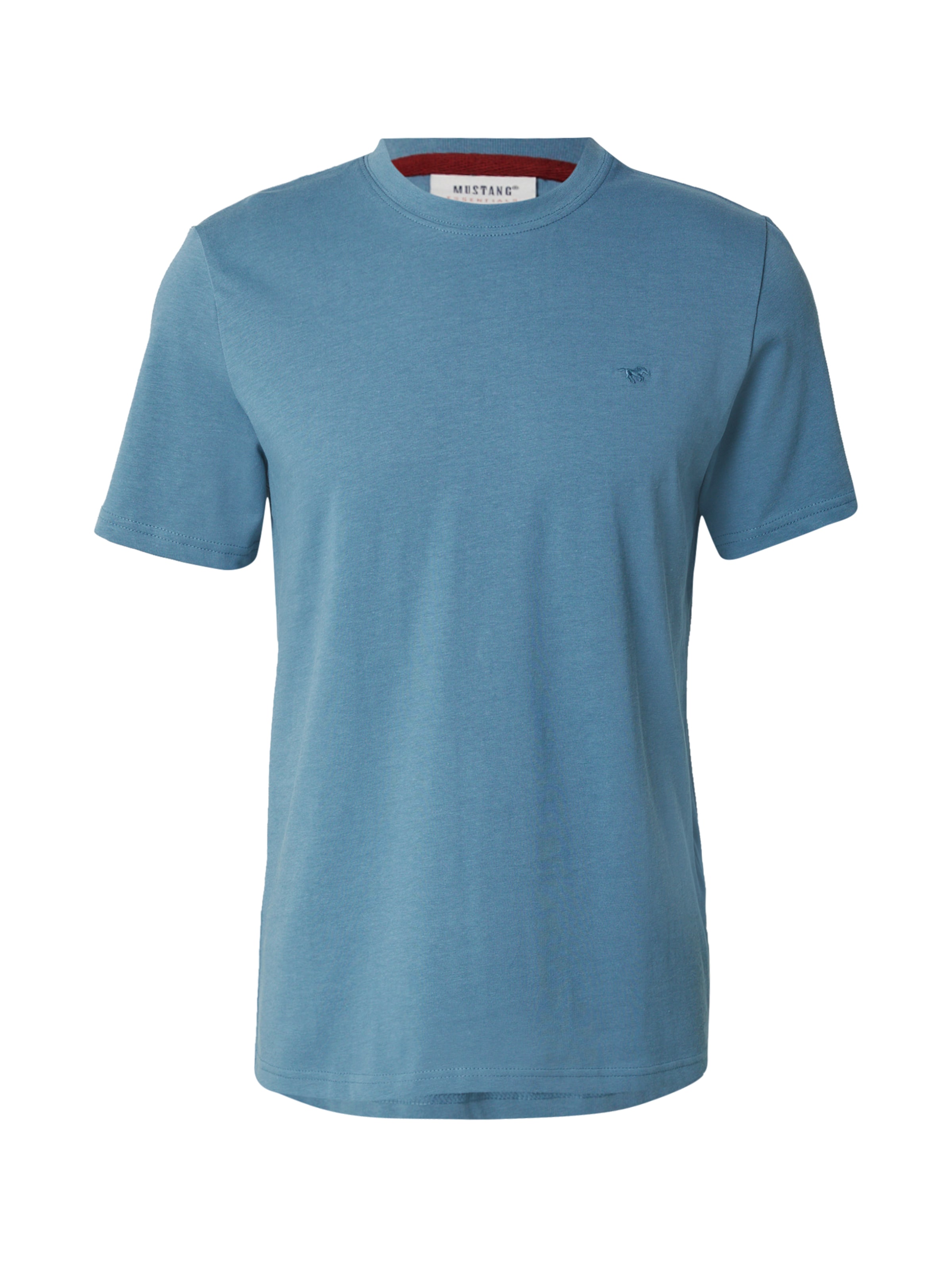 MUSTANG Tričko 'Austin' – modrá: přední strana