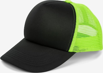 styleBREAKER Cap '5-Panel Mesh Cap' in Grün: Vorderseite