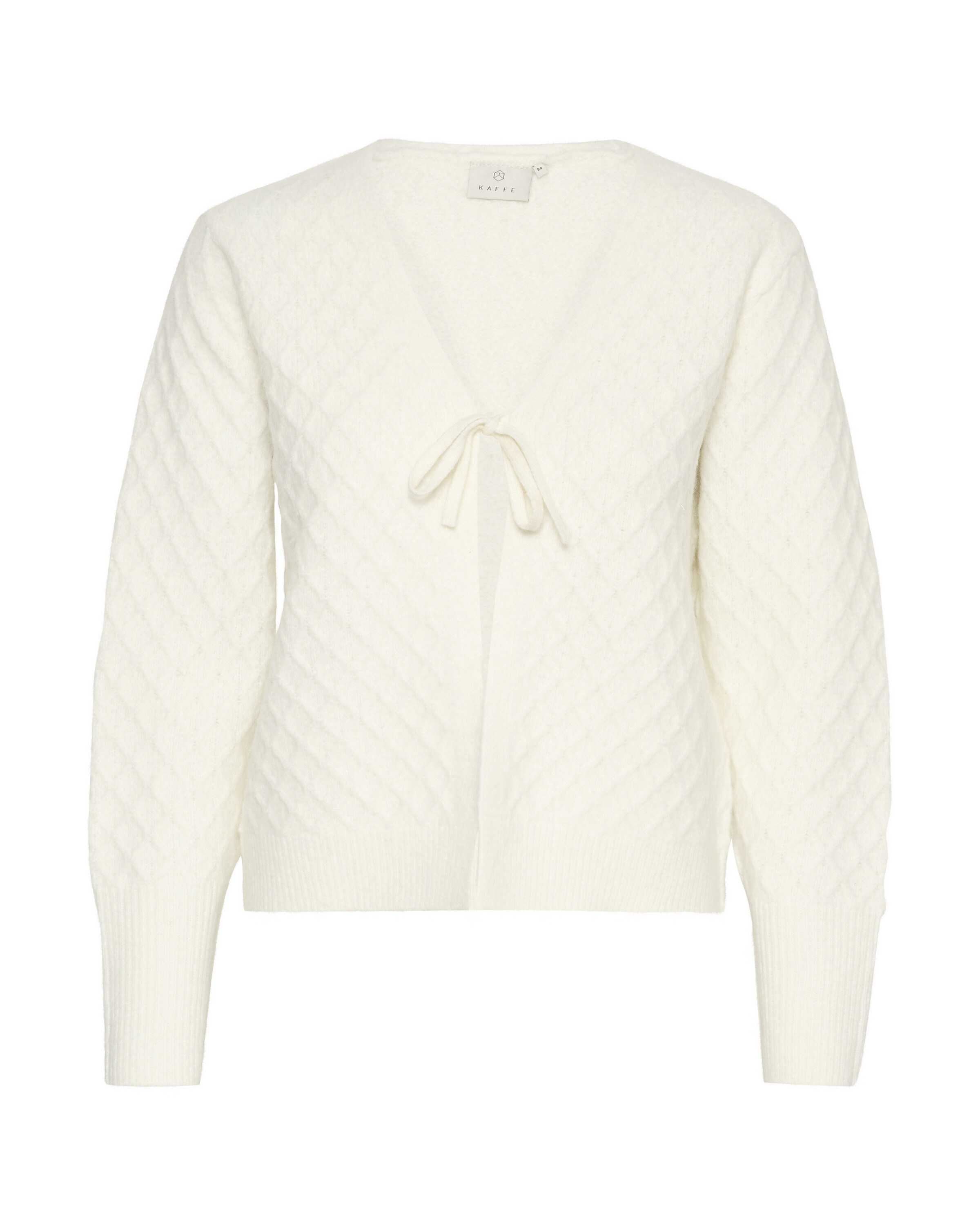 Kaffe Strickjacke 'Selma' in Weiß: Vorderseite