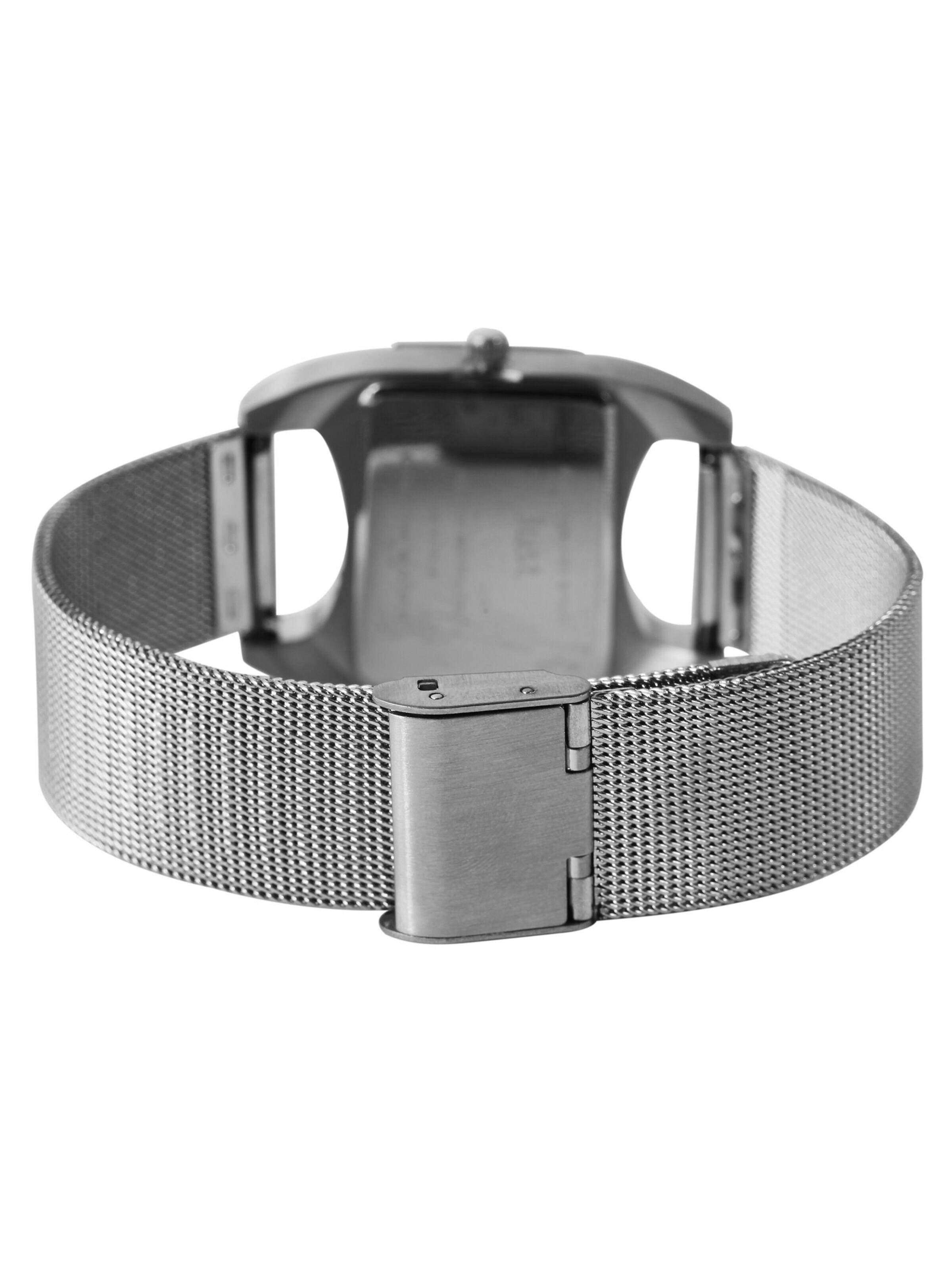 JUST Analog Watch 'mit Milanaisearmband und Mineralglas' in Silver