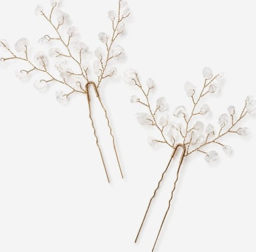 Ornement pour cheveux Sally Jane Bridal en or : devant