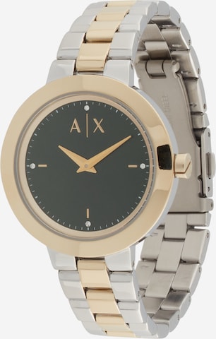 Ceas analogic de la ARMANI EXCHANGE pe auriu: față