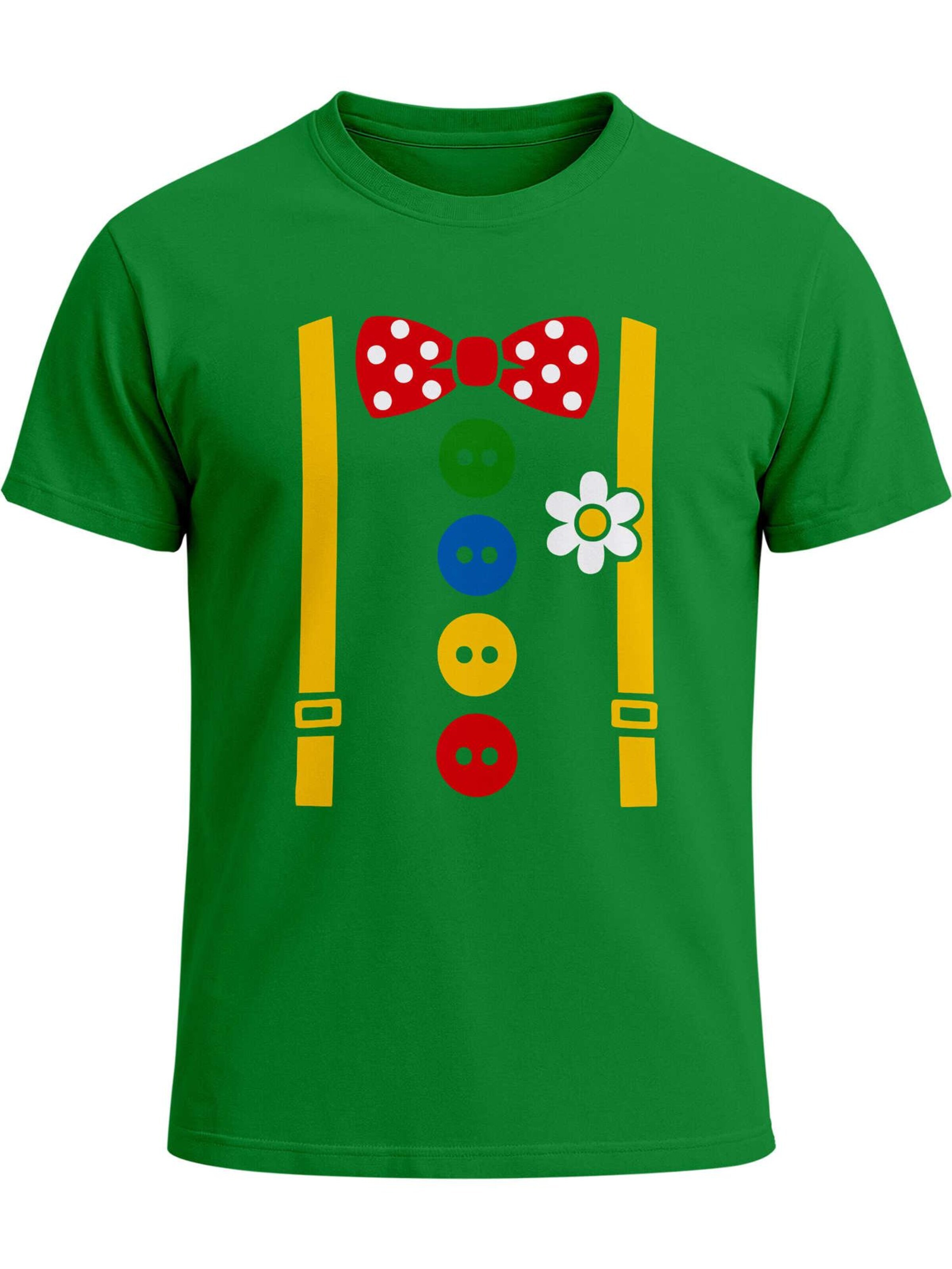 MoonWorks Shirt 'clown'‌‌‌ in Grün: Vorderseite