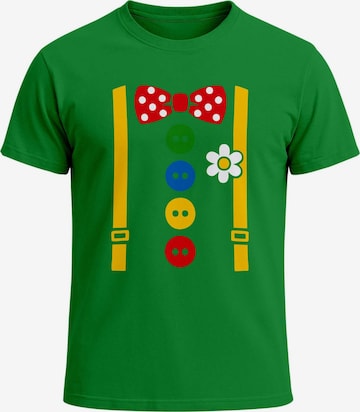 MoonWorks Shirt 'clown' in Grün: Vorderseite