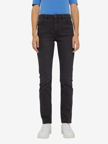 ESPRIT Regular Jeans in Schwarz