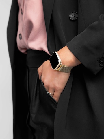 HIRSCH Armbänder - Reloj digital 'Milanaise for Apple Watch' en oro