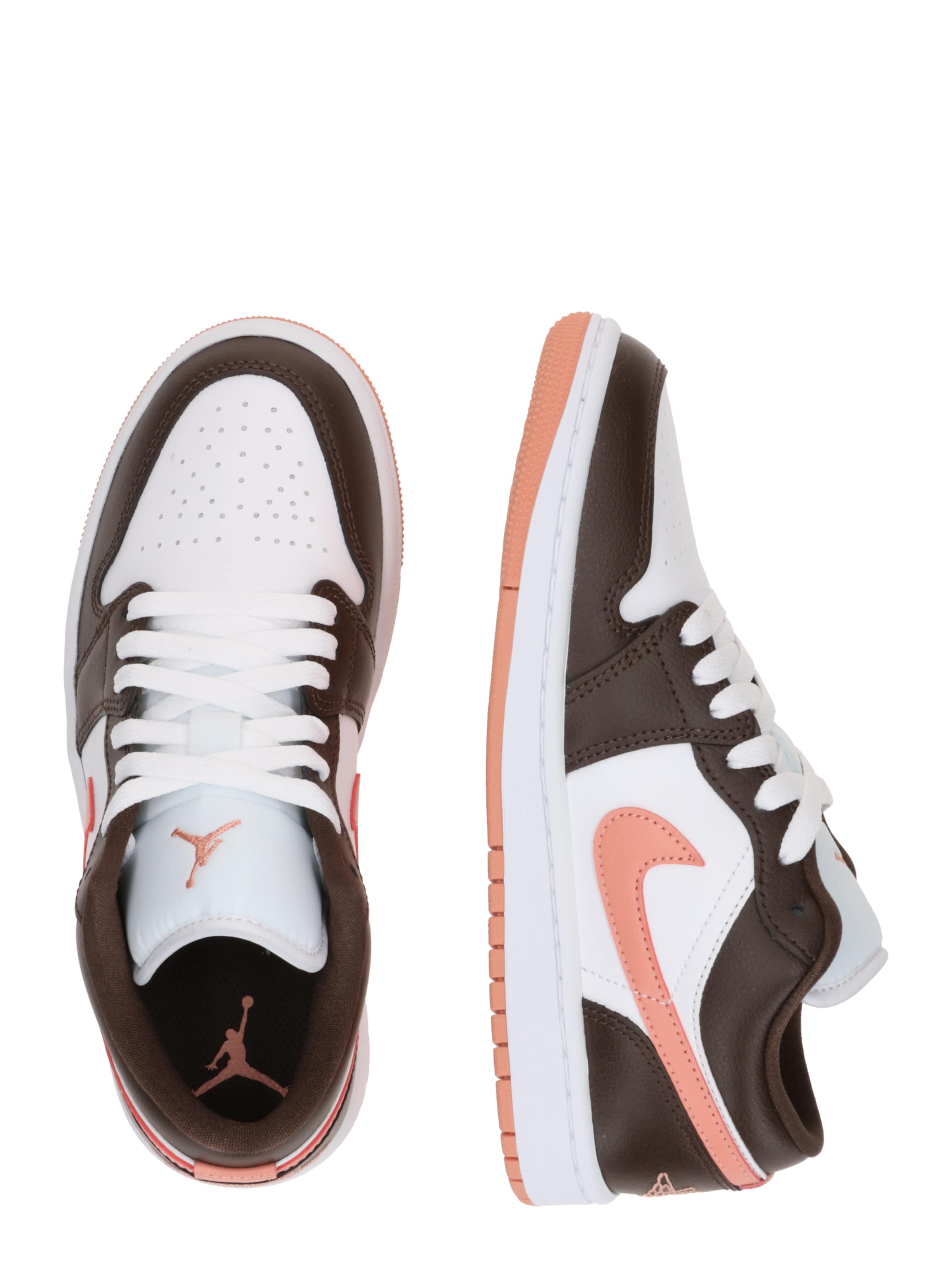 Jordan Ниски маратонки 'Air Jordan 1' в бяло