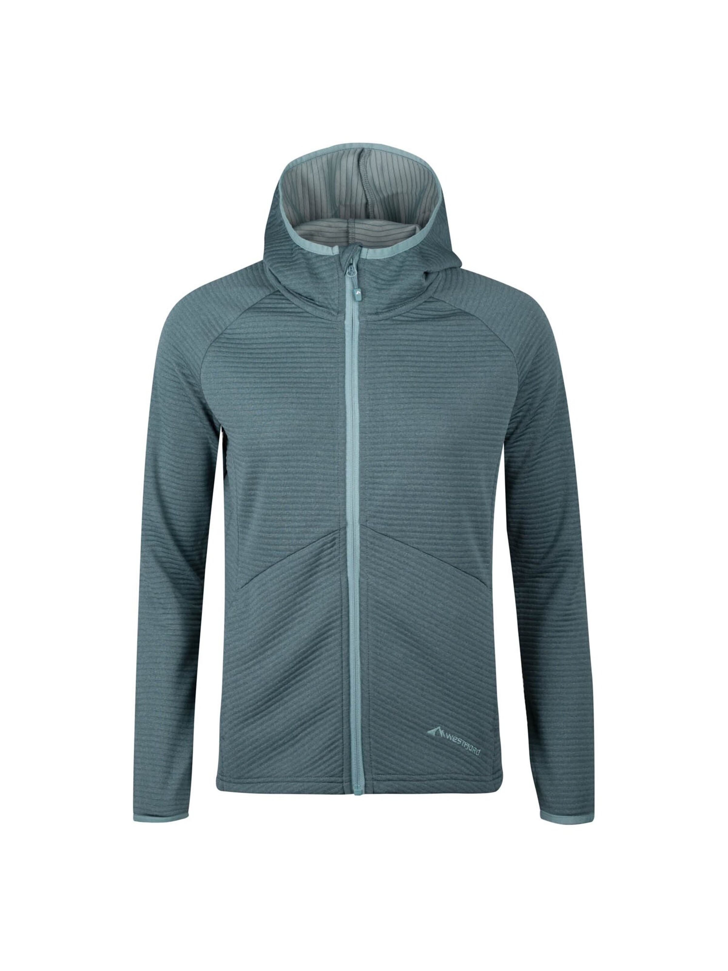 WESTFJORD Fleece Jacket in Green: front
