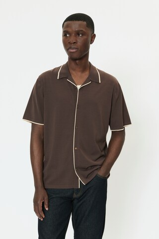 Matinique Regular Fit Cardigan 'Polomin' i brun: forside