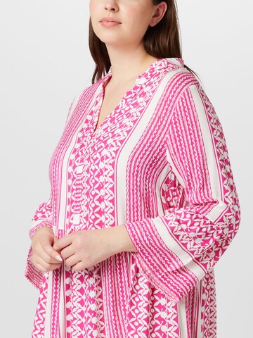 Abito camicia 'MARRAKESH' di ONLY Carmakoma in rosa