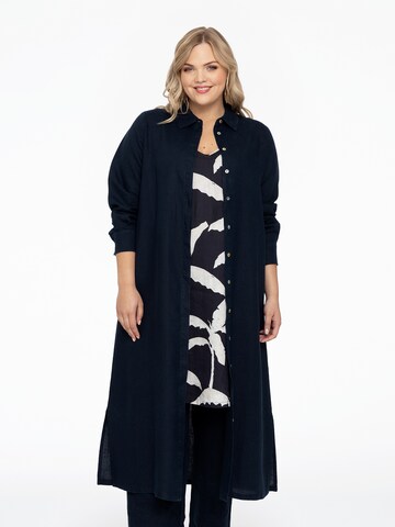 YOEK Bluse in Blau: Vorderseite