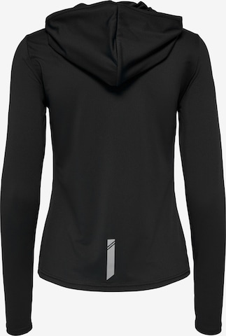 ONLY PLAY Athletic Zip-Up Hoodie 'Mila' in Black