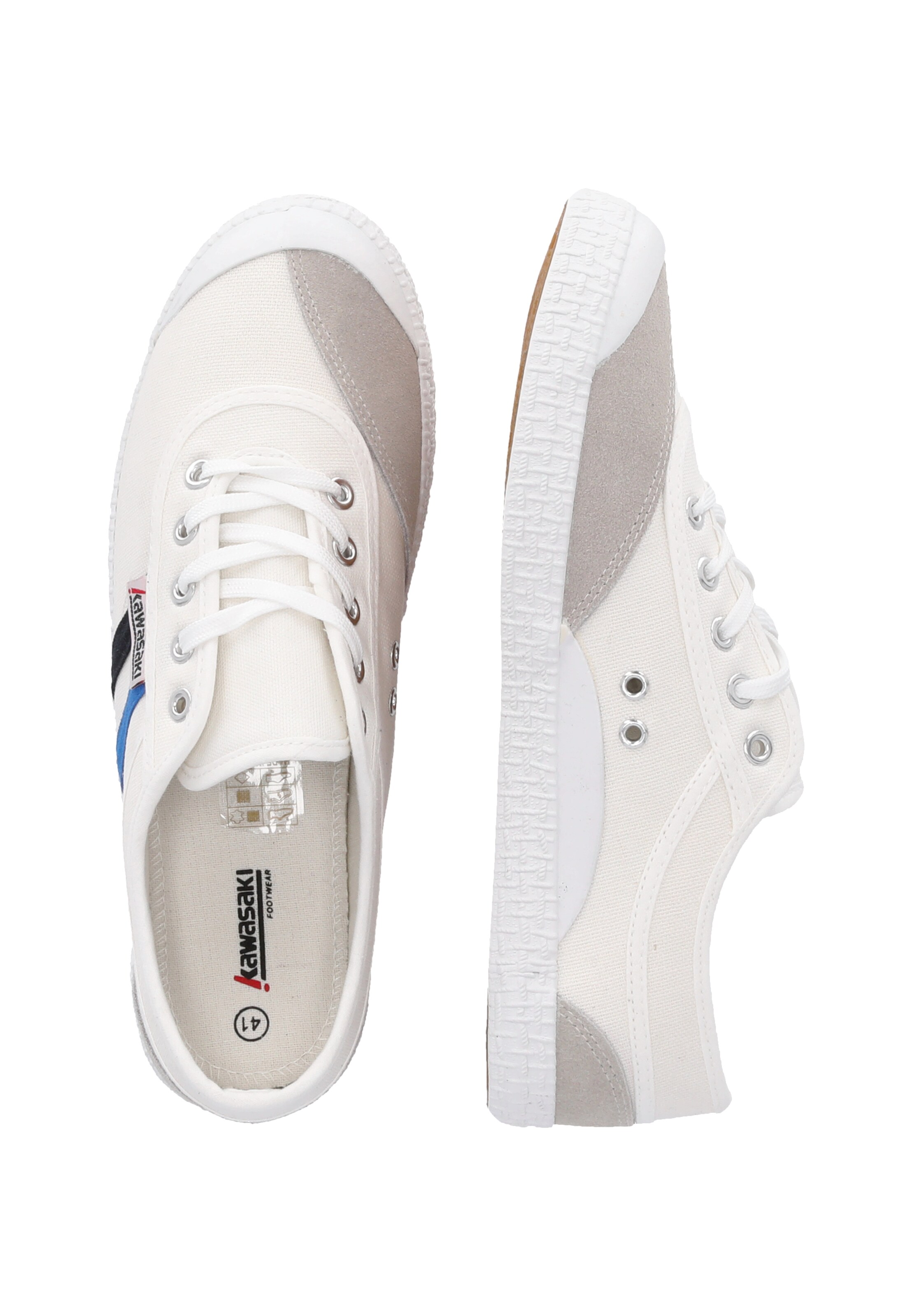 KAWASAKI Sneakers laag 'Retro' in Wit