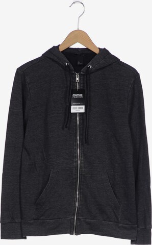 H&M Sweatshirt & Zip-Up Hoodie in S in Grey: front