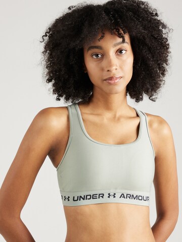 UNDER ARMOUR Bralette Sports Bra in Green: front