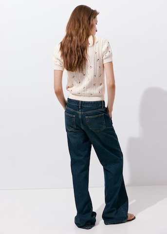 MANGO Pullover 'TINTO' in Beige