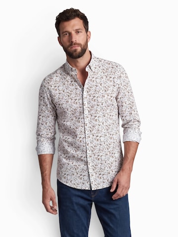 OLYMP Regular fit Button Up Shirt in White: front