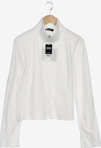 Marc Cain Sweatshirt & Zip-Up Hoodie in XL in White: front