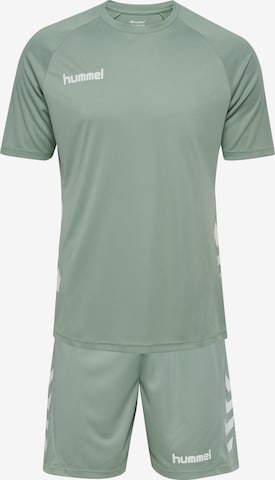 Hummel Tracksuit 'Promo' in Green: front