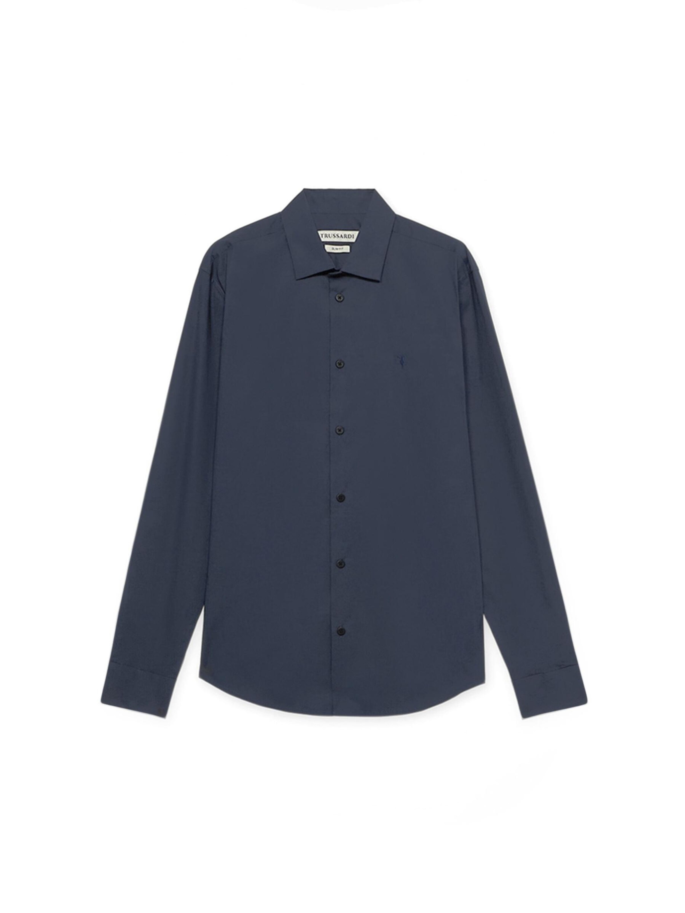 Trussardi - Camiseta en azul: frente