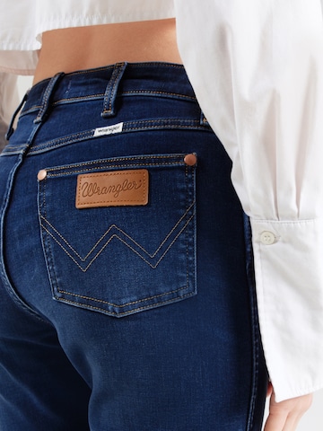 WRANGLER Skinny Džínsy 'SIENNA' - Modrá