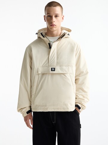 Veste mi-saison Pull&Bear en beige : devant