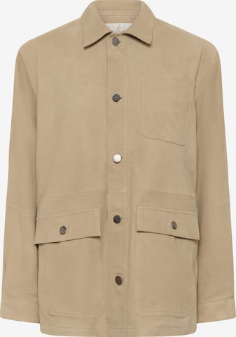 My Essential Wardrobe Between-Season Jacket 'Olly' in Brown: front