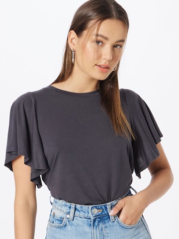 River Island T-Shirt 'FLUTTER' in Schwarz: predná strana