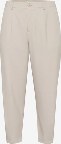 Pantalon à pince 'Merla' KAFFE CURVE en beige : devant