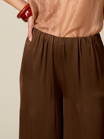 Baggy Pantaloni di oltre in marrone